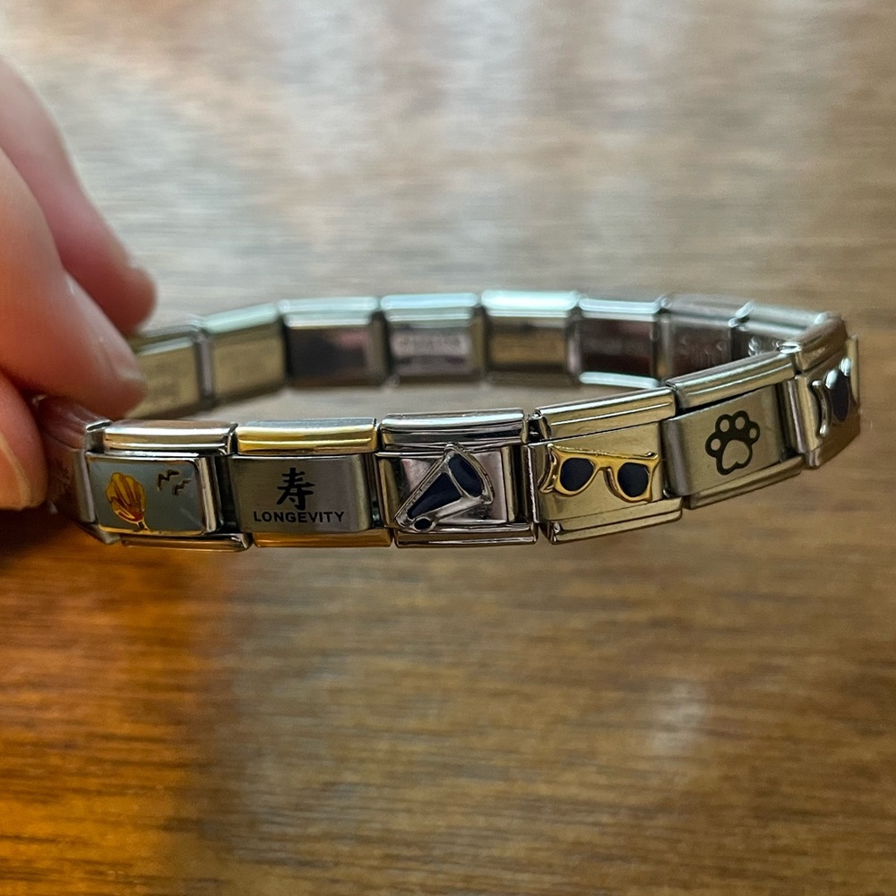 Italian Charm Bracelet (17 charms)